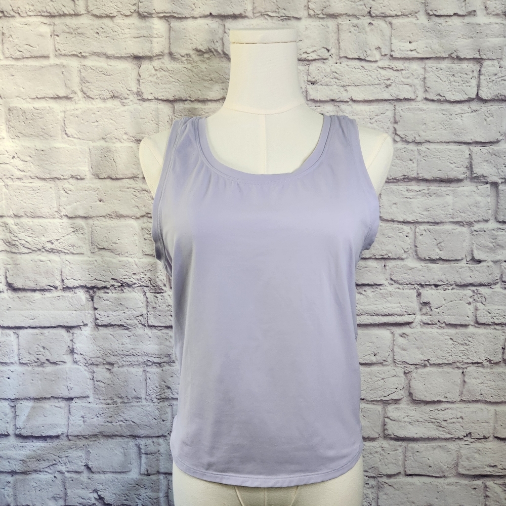Manduka Dusty Lilac Purple Tank Top Womens Size Medium / Yoga Gym Workout - Picture 3 of 8